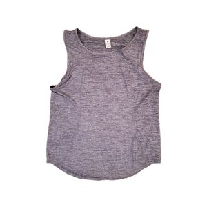 Yogalicious Women's Grey‎ Keyhole Back Flowy Muscle Tee Tank Top Small